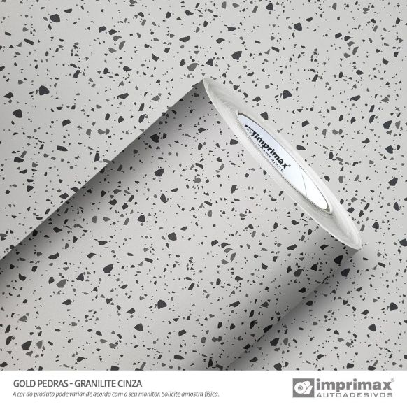 Imprimax Terazzo Muster Grau Decormax Gold Pedras Granilite Cinza